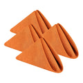 Faux-Linen Napkins — Rust (Set of 4)