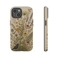 Floral Matte iPhone Case for iPhone 15–17, Embroidered Meadow