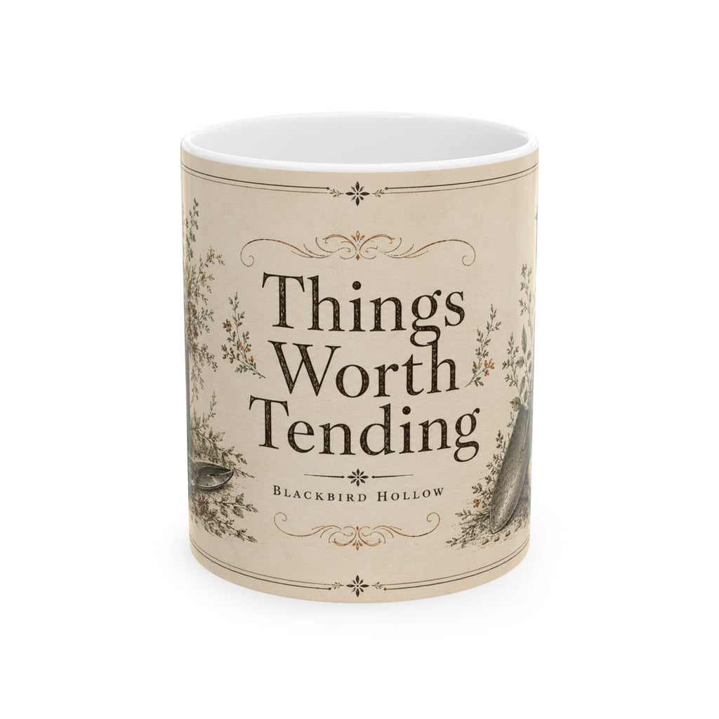 Things Worth Tending | Blackbird Hollow Ceramic Mug