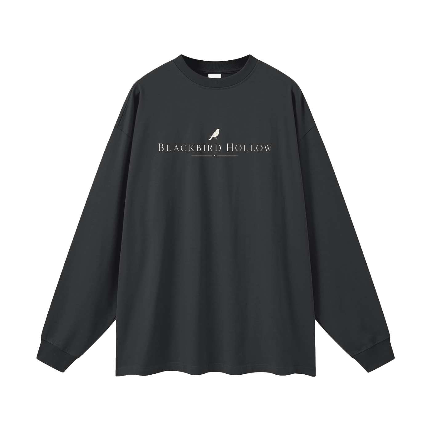 Blackbird Hollow Script Long Sleeve — Heavy Cotton