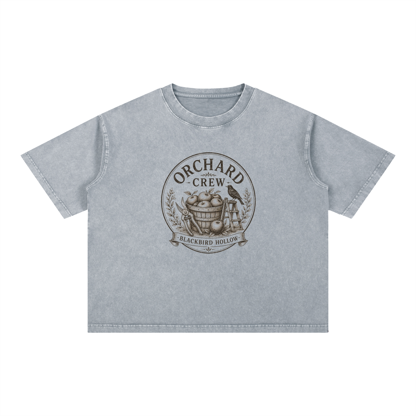 Orchard Crew Tee — Mineral Wash
