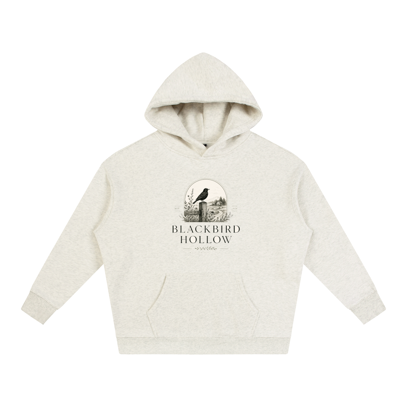 Blackbird Hollow Homestead Hoodie — Oversized Fleece