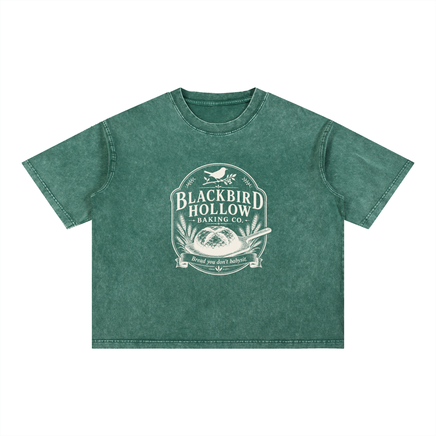 Baking Co. Badge Tee — Mineral Wash