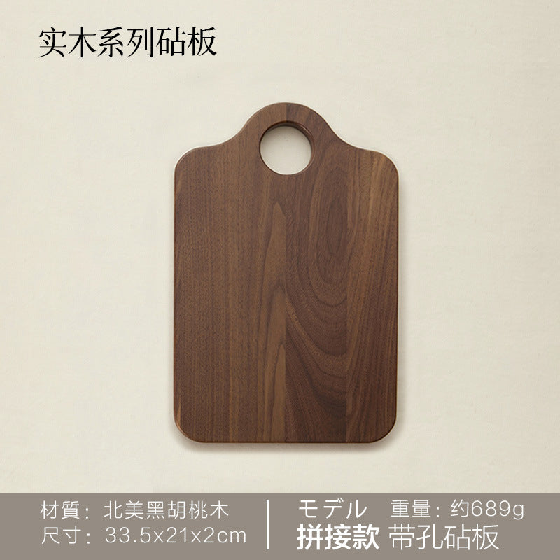 Black Walnut Serving & Cutting Board — Live Edge