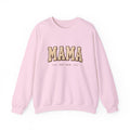 Personalized Wool Collegiate Family Title Sweatshirt | Custom Mama Mom Grandma | Est. Year