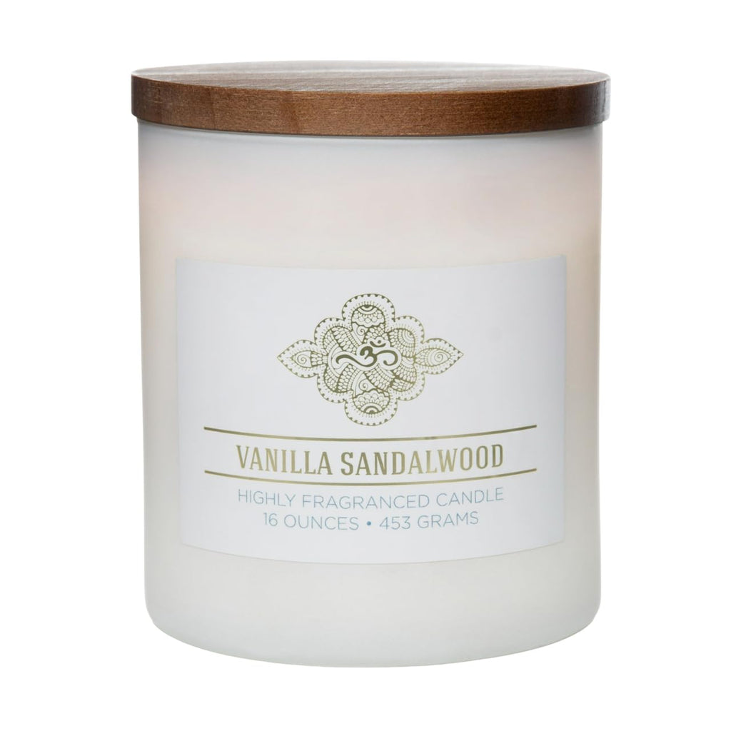 Carolina Vanilla-Sandalwood Candle — Two Wicks, 16 oz