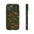 Floral Matte iPhone Case for iPhone 15–17, Cloisonné Meadow