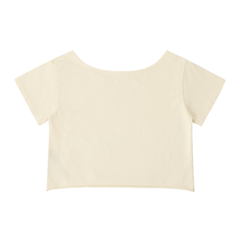 The Glasshouse Botanical Society Tee — Off-Shoulder