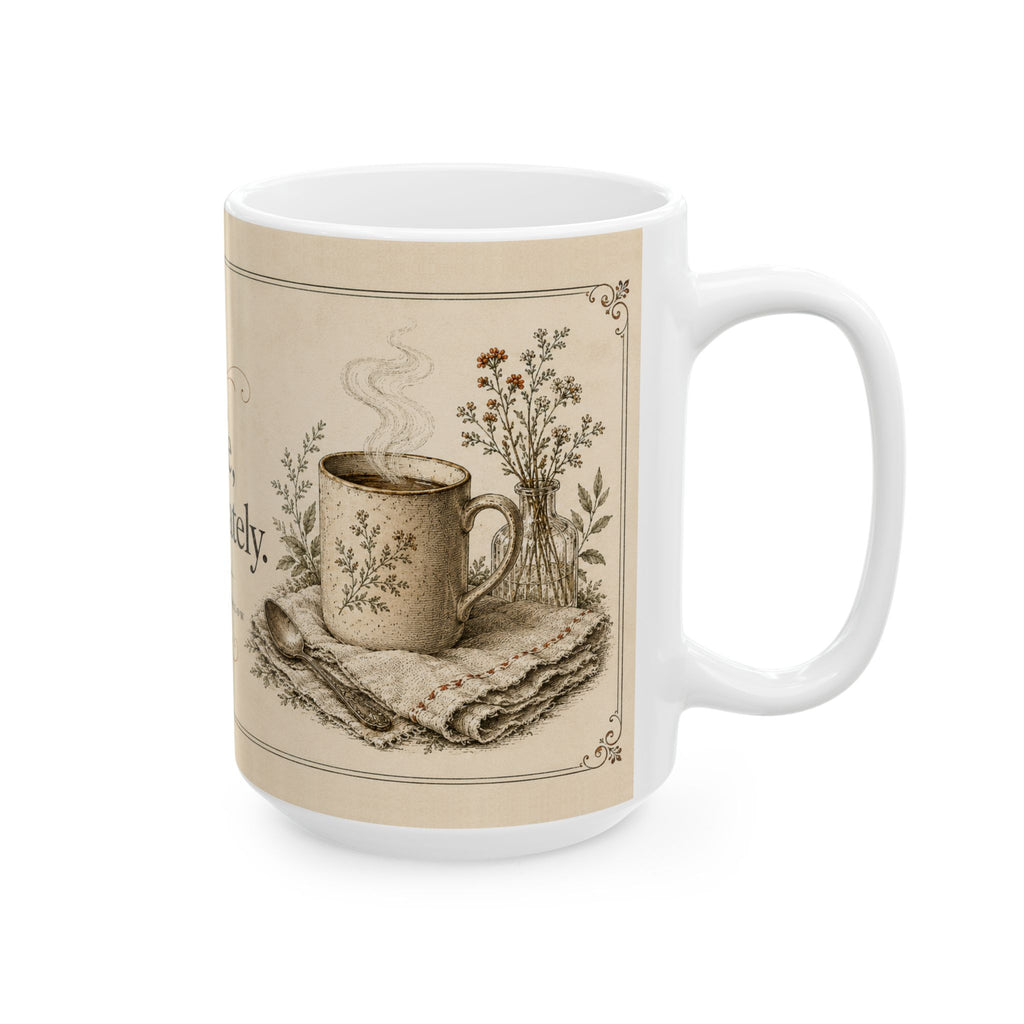 Life, Deliberately | Blackbird Hollow Ceramic Mug