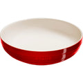 STAUB Stoneware Shallow Serving Bowl — Cherry