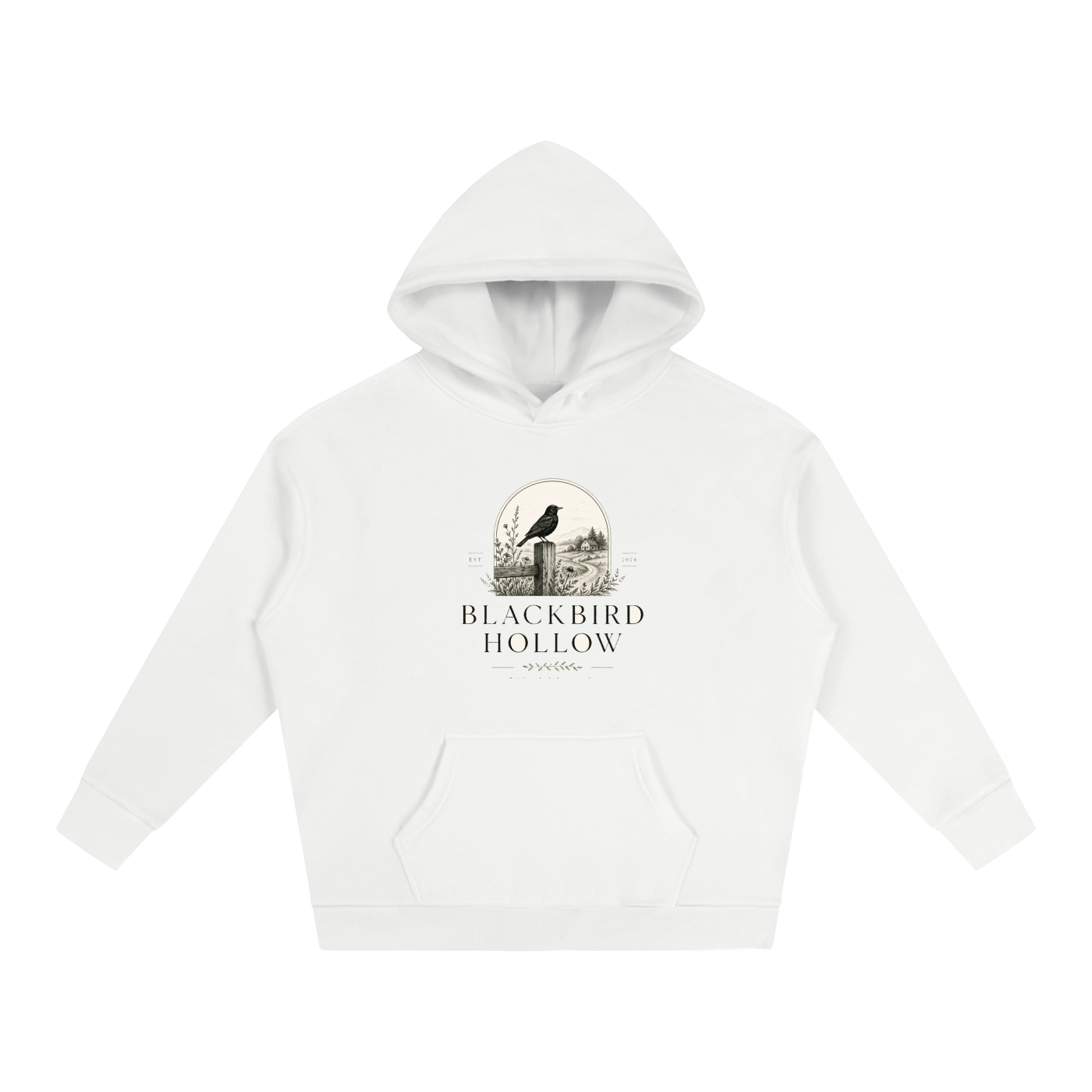 Blackbird Hollow Homestead Hoodie — Oversized Fleece
