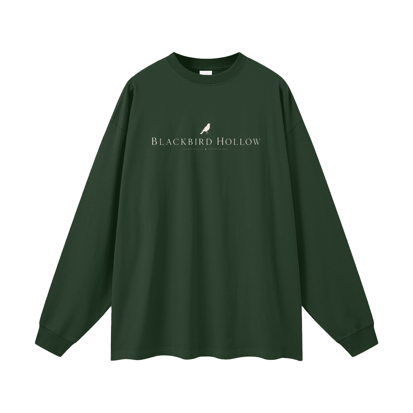 Blackbird Hollow Script Long Sleeve — Heavy Cotton