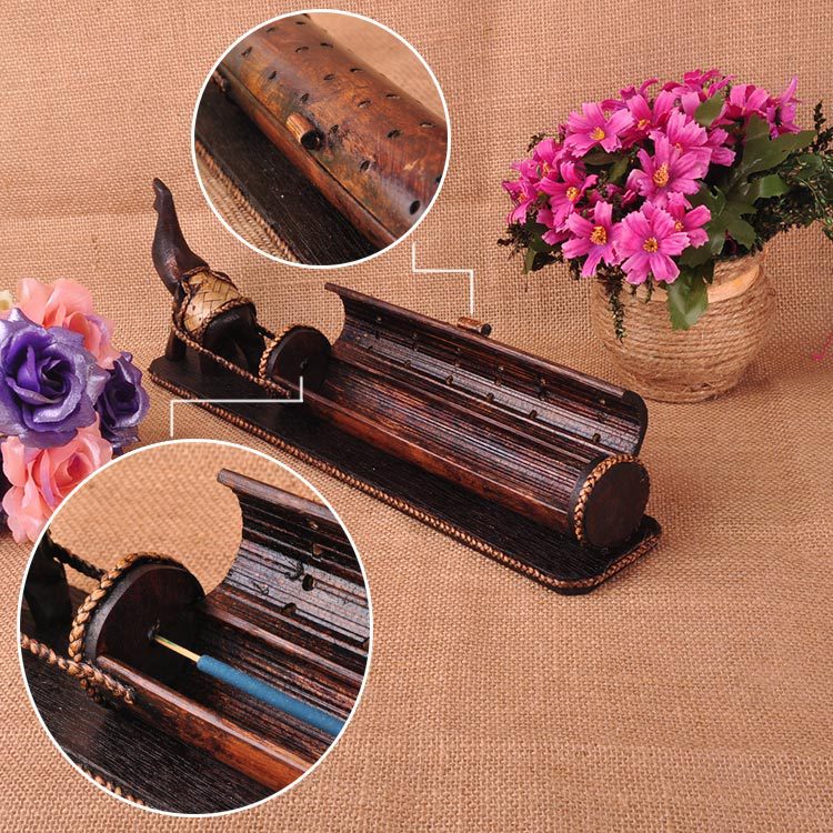 Ceramic Incense Holder — Handmade in Thailand