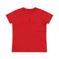 Blackbird Hollow Women's Tee — Minimal Script Logo Cotton Shirt