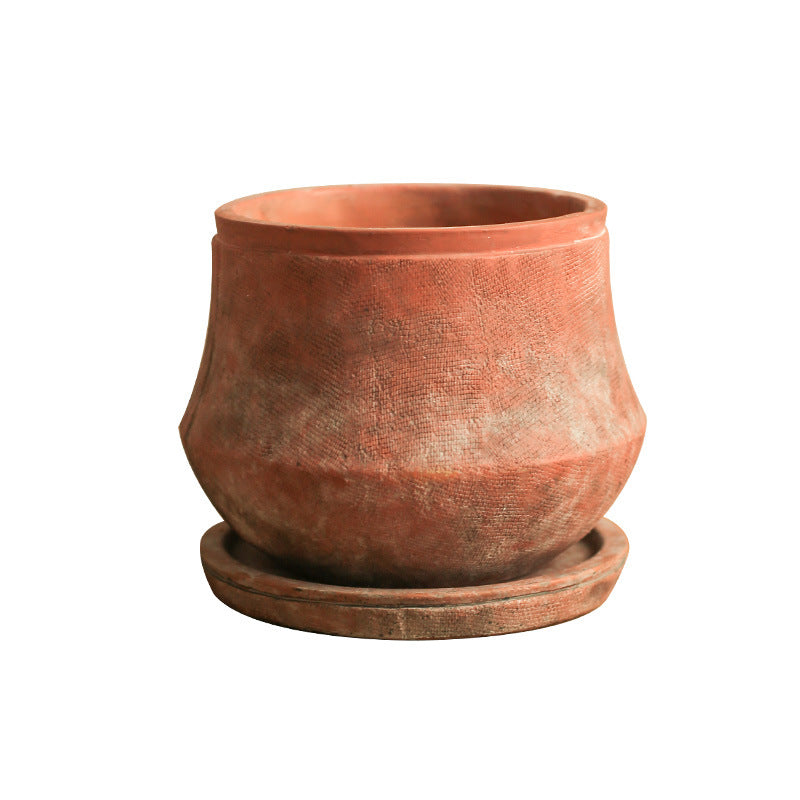 Terracotta Flower Pot — Vintage Red Clay