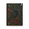 Botanical Hardcover Journal, Cloisonné Night Garden Notebook