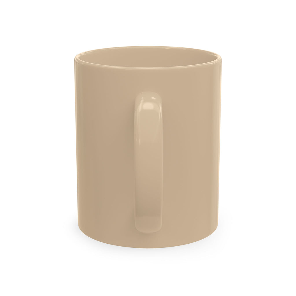 Botanical Ceramic Mug, Echinacea and Honeybee Garden Design