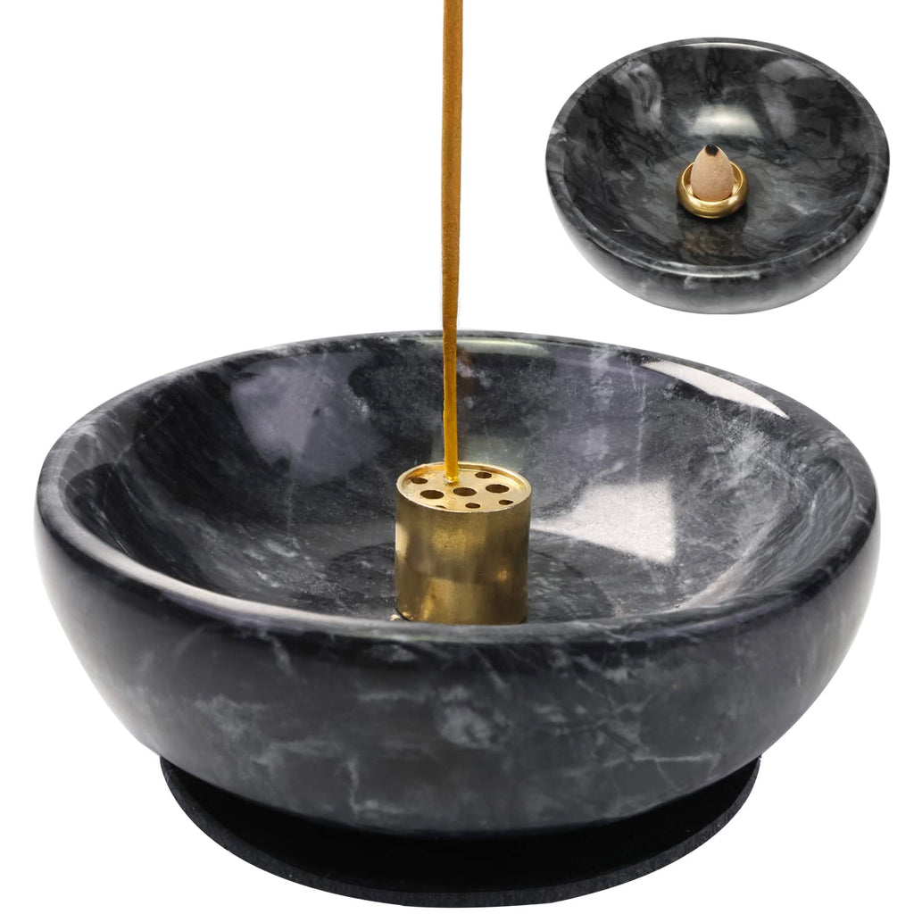 Marble Incense Holder — Stick & Backflow