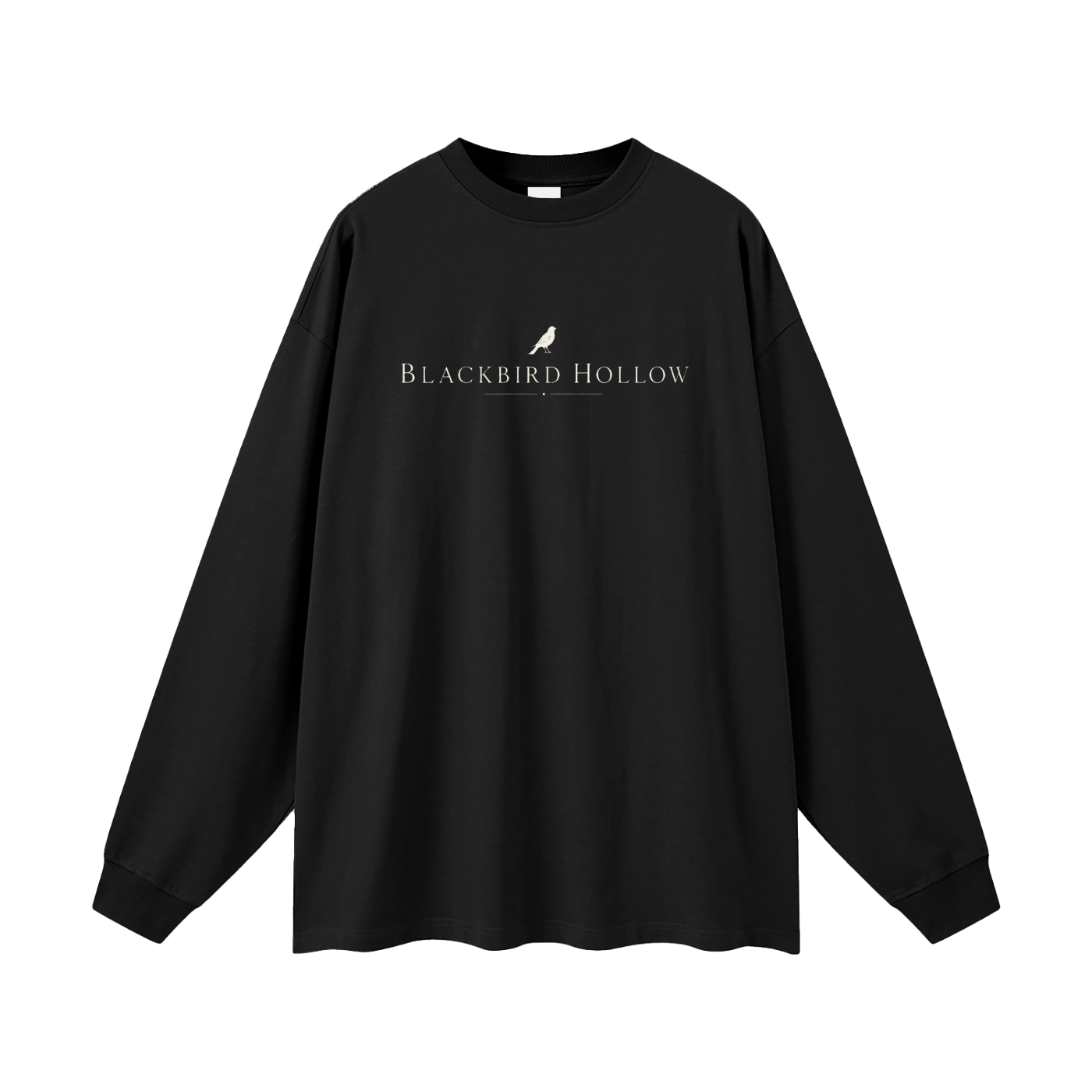 Blackbird Hollow Script Long Sleeve — Heavy Cotton