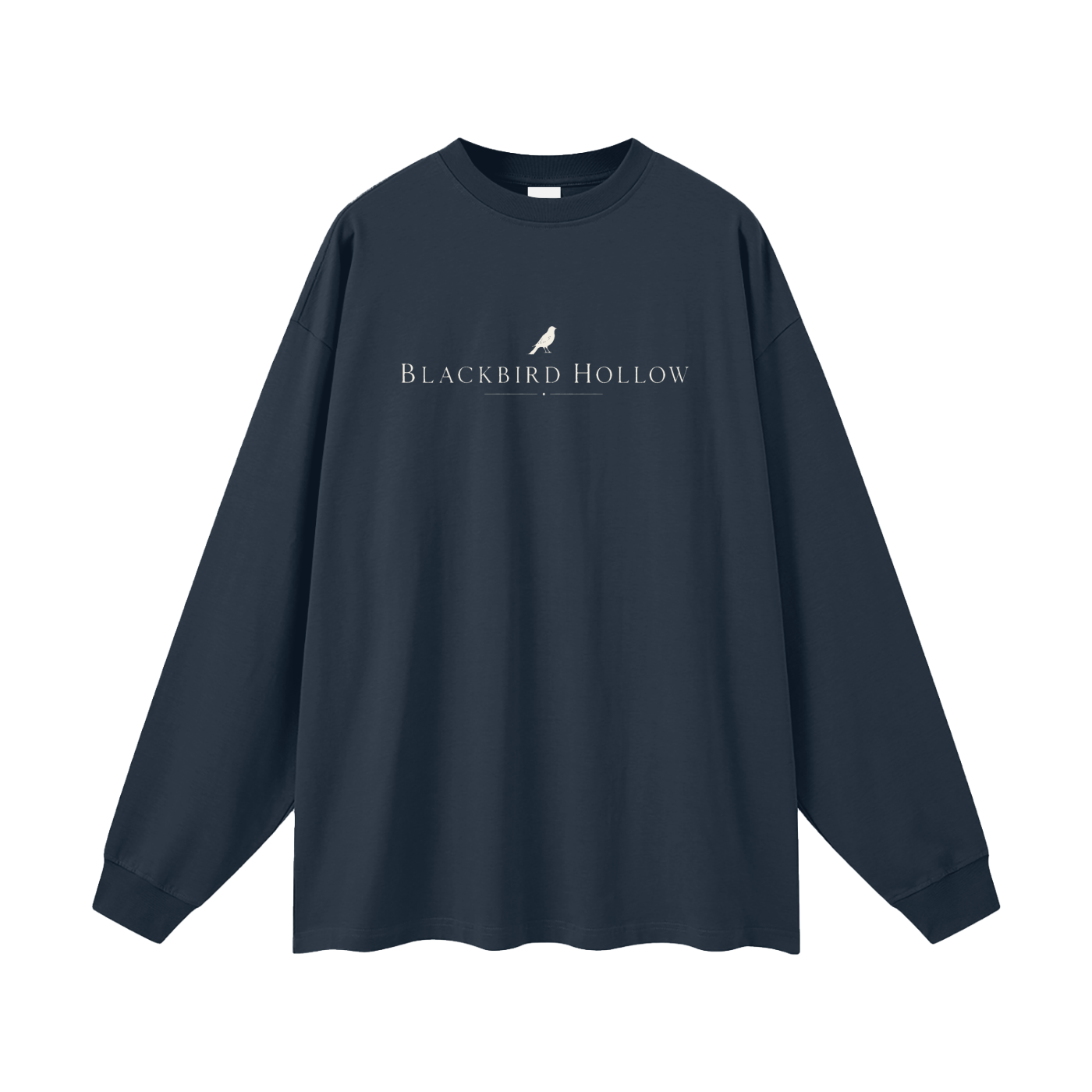 Blackbird Hollow Script Long Sleeve — Heavy Cotton