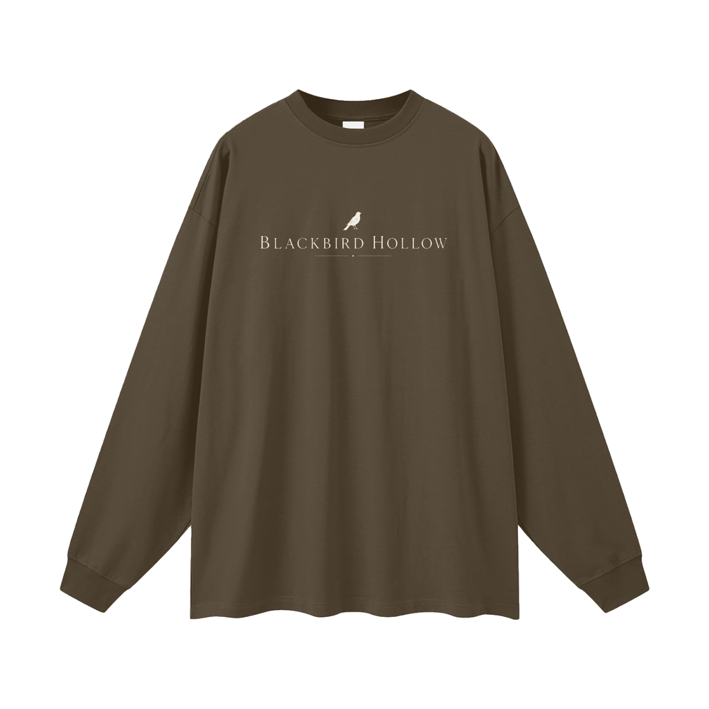 Blackbird Hollow Script Long Sleeve — Heavy Cotton