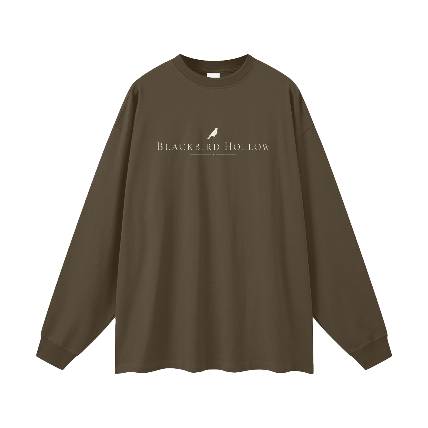 Blackbird Hollow Script Long Sleeve — Heavy Cotton