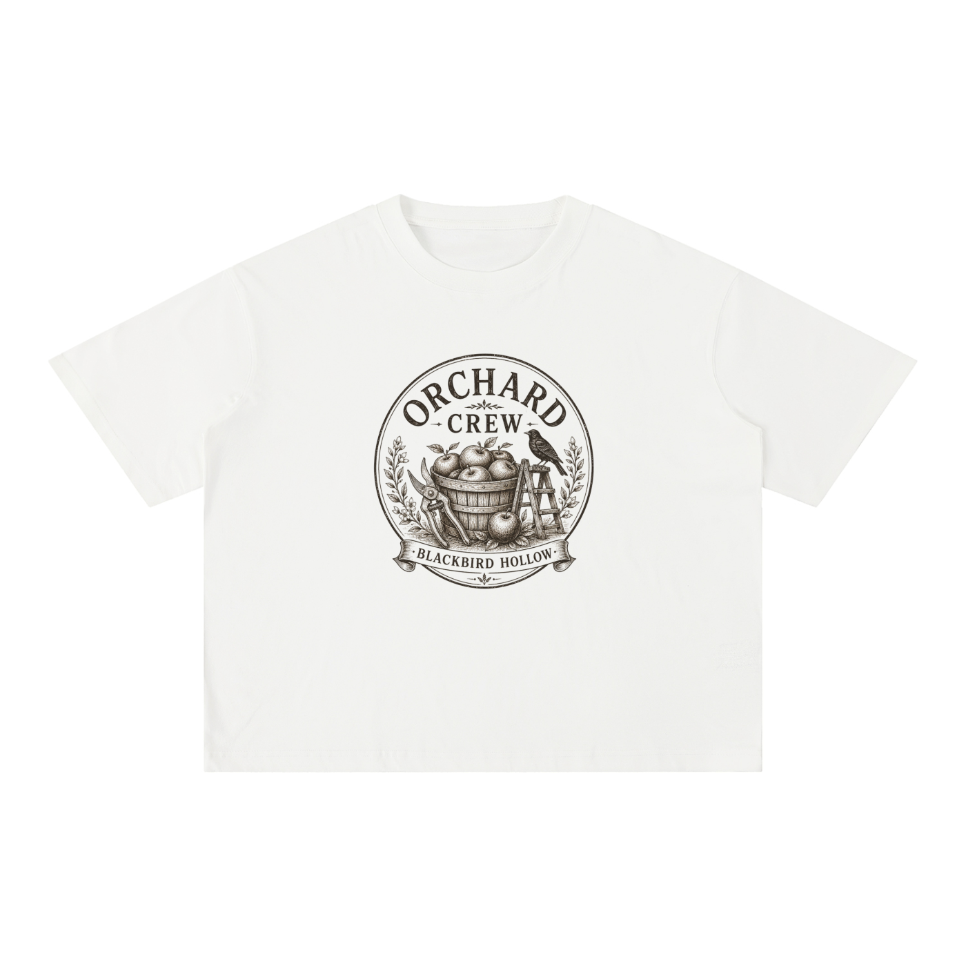 Orchard Crew Tee — Mineral Wash