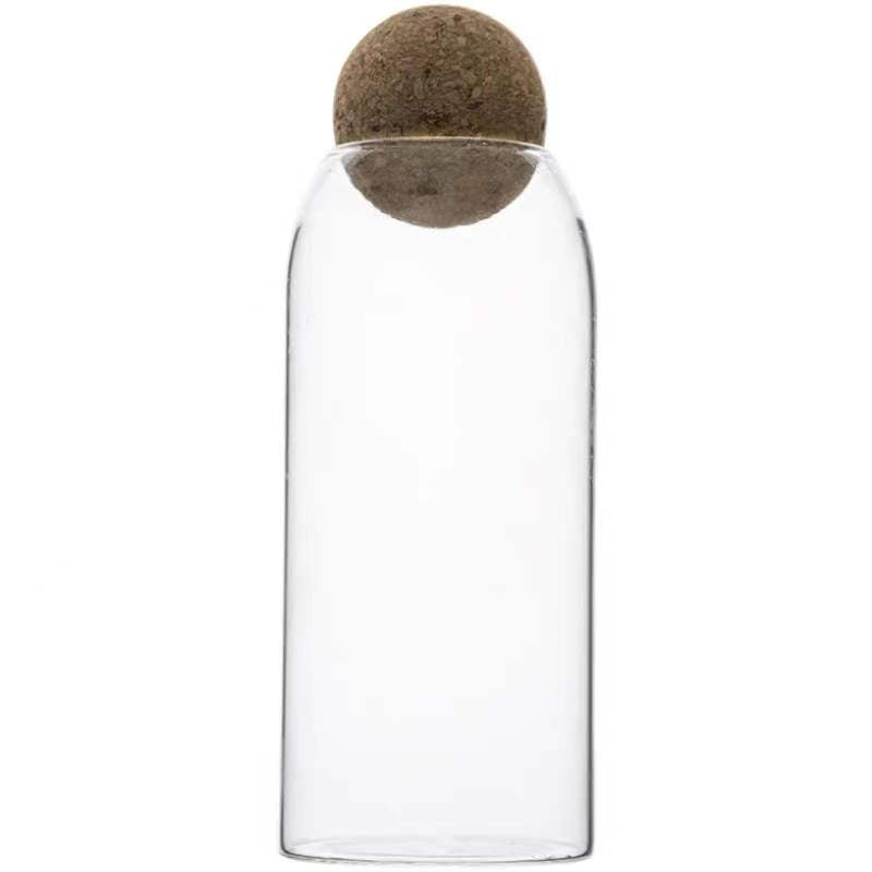 Glass Jar with Cork Lid