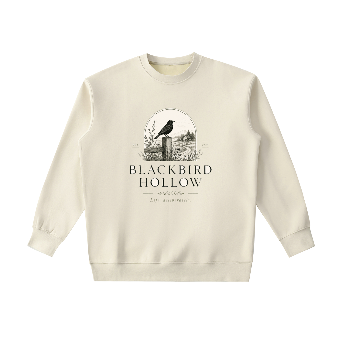 Blackbird Hollow Homestead Crewneck — Heavyweight