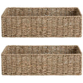 Seagrass Storage Baskets — Handwoven (Set of 2)