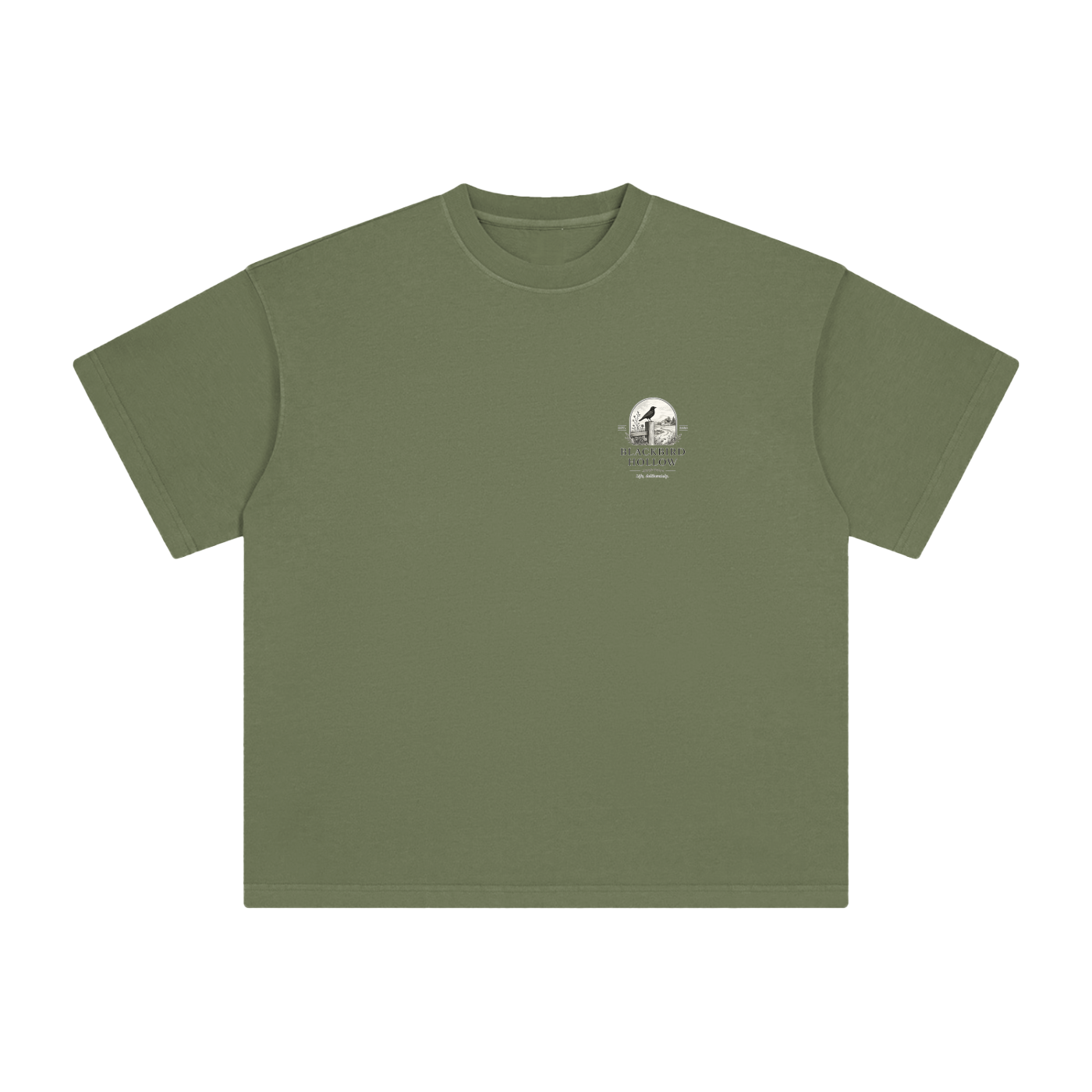 Farm & Supply Back-Print Tee — Heavyweight Vintage Wash