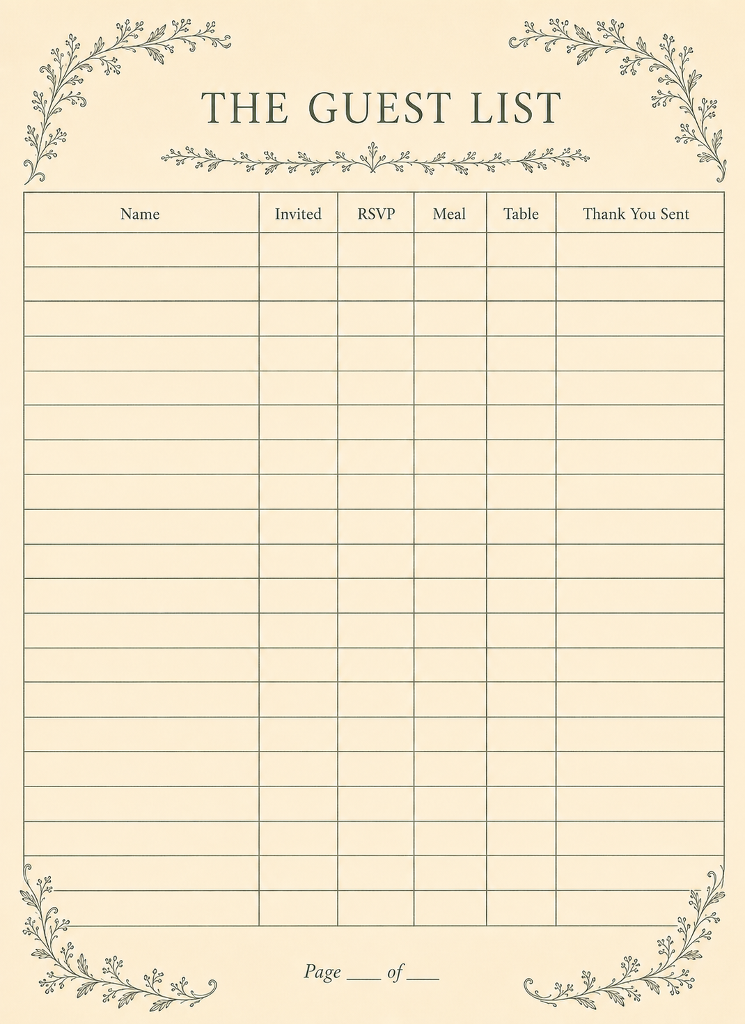 The Guest List full page