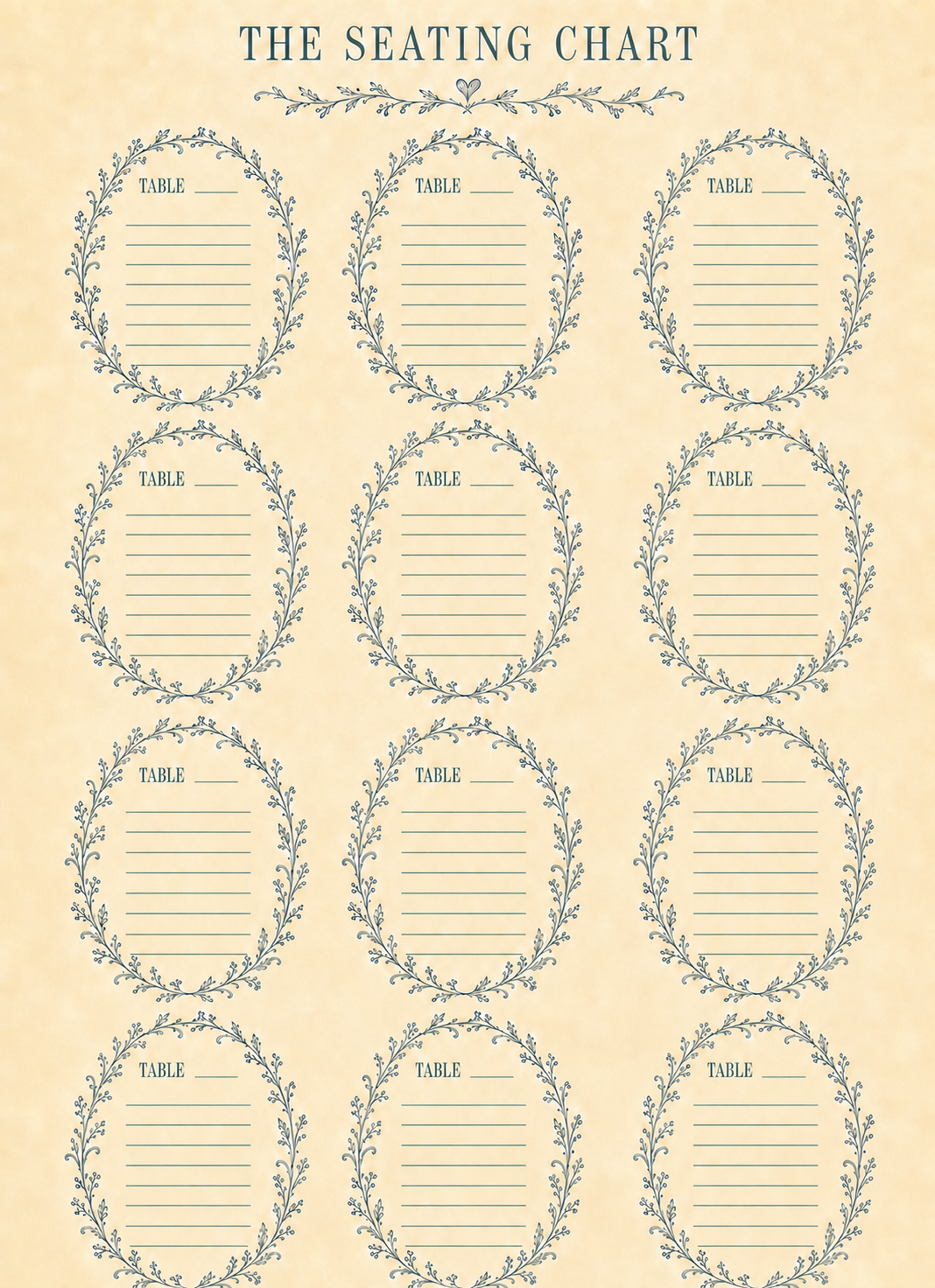 The Seating Chart full page