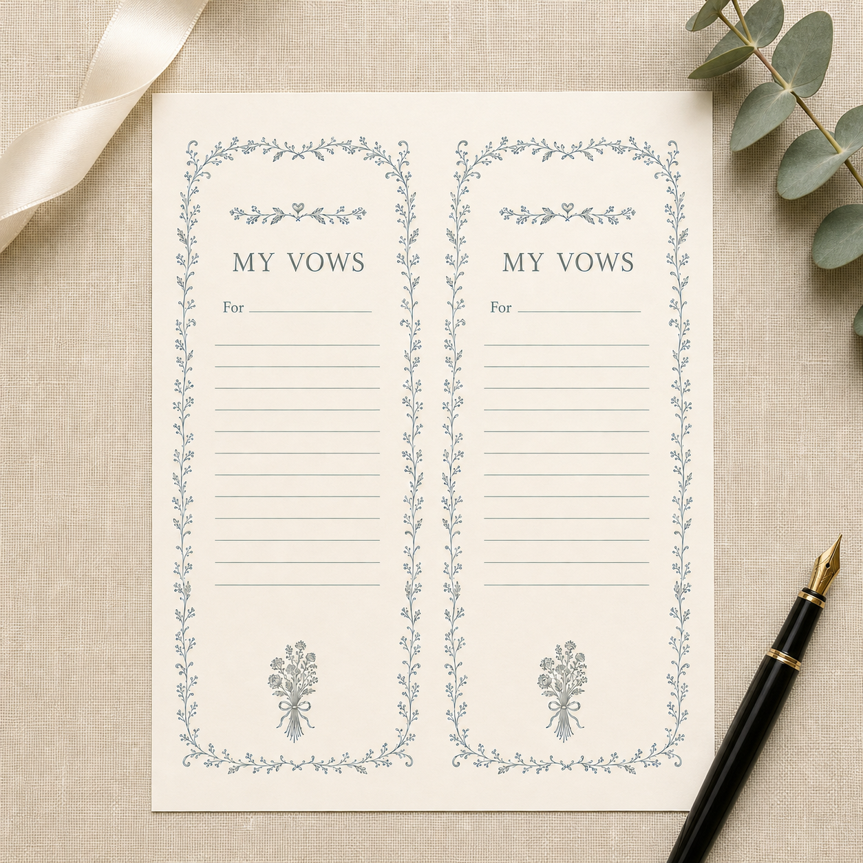 The Vine full suite — My Vows