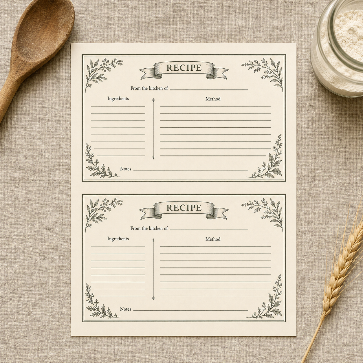The Recipe Cards